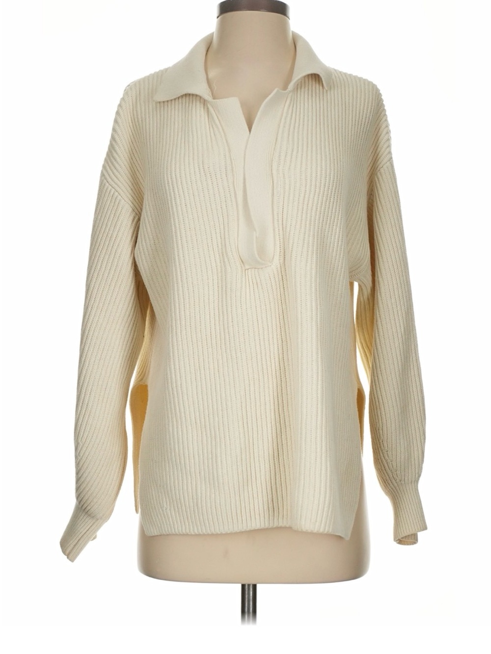 Rowie the Label Polo Pullover Cotton Sweater Size XS/S